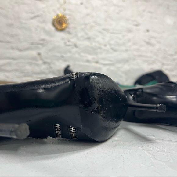 Black Booties w/ Zippers - Picture 5 of 5